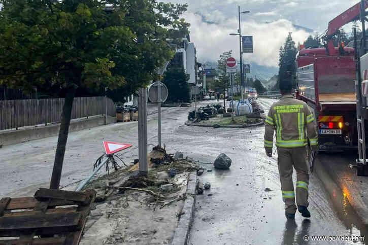 St. Anton am Arlberg Affected by Recent Flooding