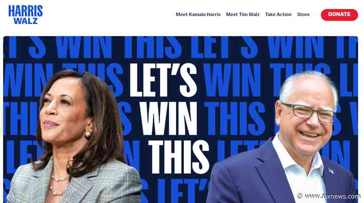 Harris campaign website still missing policy positions as DNC kicks off