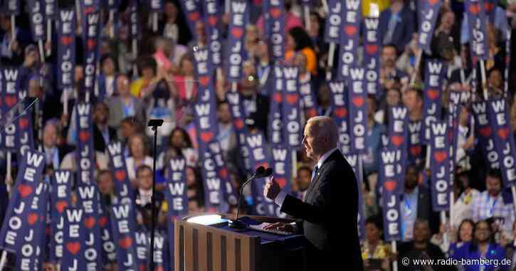 Biden schwört Demokraten bei Parteitag auf Harris ein