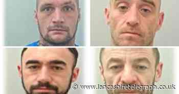 Faces of four most wanted men in East Lancashire revealed