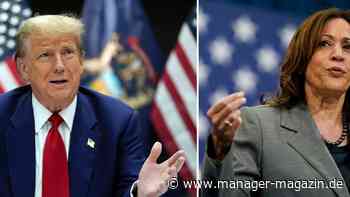 Donald Trump will Steuergutschriften für E-Autos prüfen - Kamala Harris Unternehmen mehr zahlen lassen