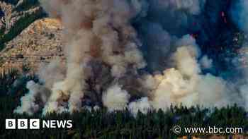 Wildfire-extinguishing drones tested in Cornwall