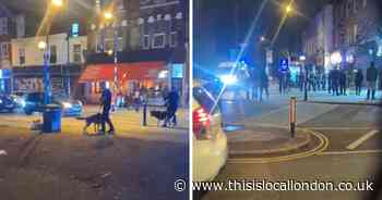 WATCH major police and dog presence after incident on busy south east London road