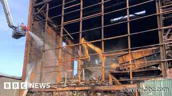 Safety plea to 'untouched' fire-damaged waste site