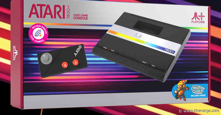 Atari’s new 7800 console remake can also play your old Atari 2600 cartridges