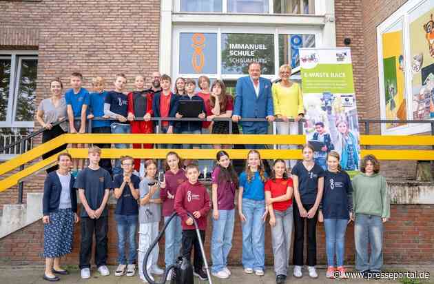 Startschuss für das erste E-Waste Race in Schaumburg-Lippe / Schüler sammeln vier Wochen lang Elektroschrott aus privaten Haushalten ein