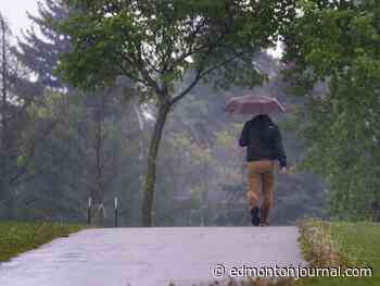 Edmonton weather: A risk of thunderstorms and a chance of rainfall
