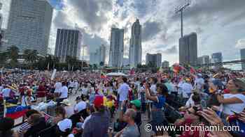 Thousands protest Venezuela's presidential election results in Miami