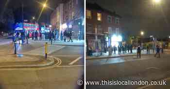 Three arrests after disturbance from large group gathering in Peckham
