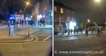 Three arrests after disturbance from large group gathering in Peckham