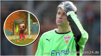 Lehmann bist du’s? Fußballer macht Pinkel-Pause an der Eckfahne – und dann passierts