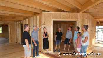 Hatten Glück mit dem Wetter: So ist der Stand der Baustelle der Kita in Zangberg