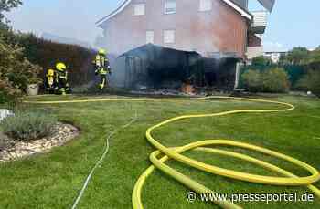 FW-OB: Gartenlaubenbrand in Alstaden