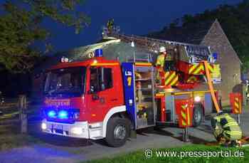 FW Xanten: Überörtliche Unterstützung und ausgelöster Heimrauchmelder