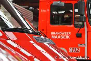 Tuinhuis in brand in Neeroeteren