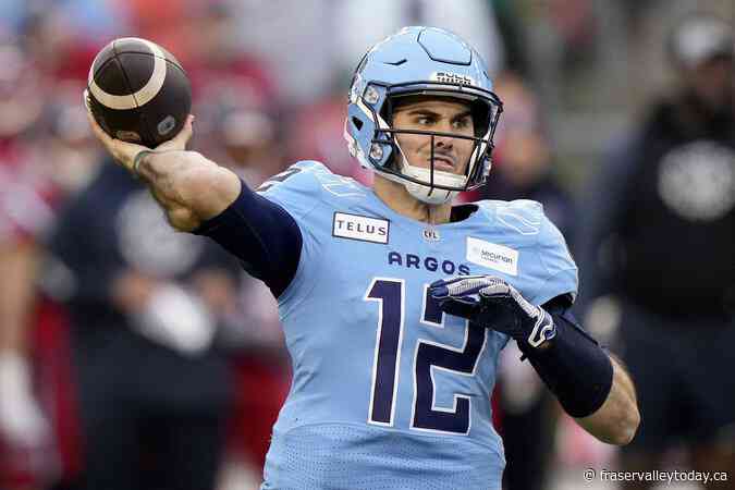 Argos QB Kelly to start Thursday after returning from suspension