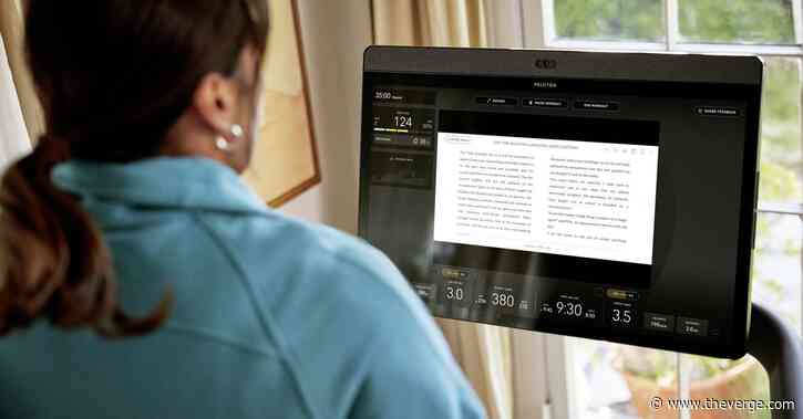 You can now read Kindle books on a Peloton
