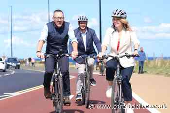 Longer-term investment for cycling vowed following Government minister's trip to Tynemouth seafront