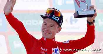 Vijf weken geleden brak hij zijn ruggenwervel, nu heerst Primoz Roglic in de Vuelta: ‘Doel blijft hetzelfde’