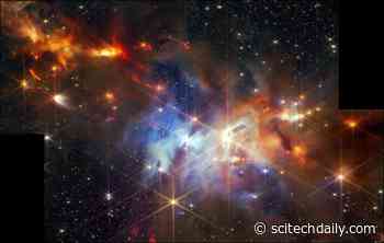 Webb Space Telescope Uncovers Stellar Jets in Perfect Alignment