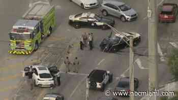 Florida Highway Patrol trooper involved in crash in NW Miami-Dade