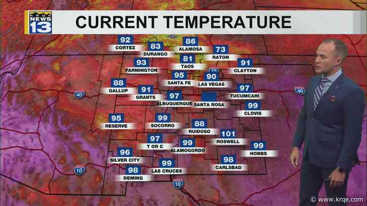 Near-record heat continues