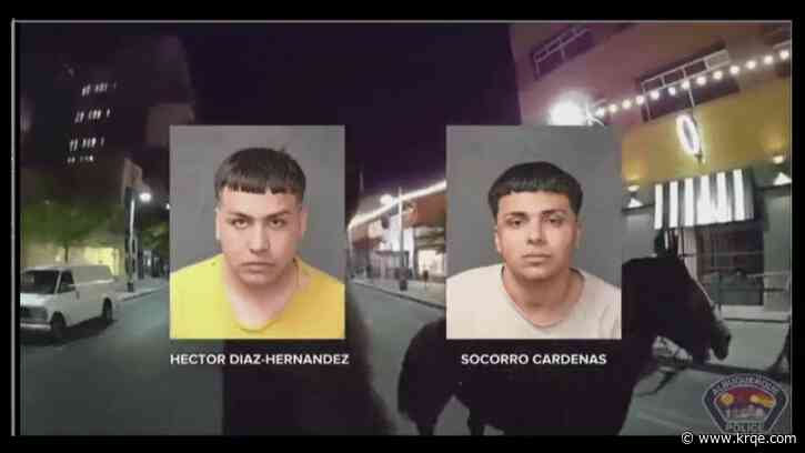 Video: APD's horse-mounted unit arrests two suspects after fight turns into short chase