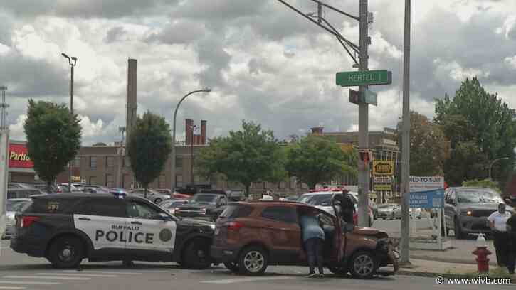 1 hospitalized after 'officer-involved accident' in Buffalo