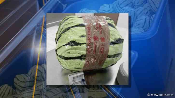 Watermelon shipment was 2 tons of plastic-wrapped meth, CBP says