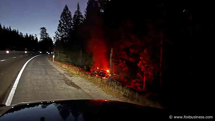 Tesla Semi battery fire in California rages at 1,000 degrees, spews toxic fumes, shuts down interstate