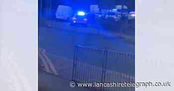 Two East Lancs men charged after police chase following burglary ends in crash