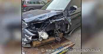 Police take action after destroyed car found abandoned in 'dangerous condition'