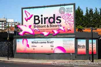 Natural History Museum asks “Which came first?” in OOH campaign