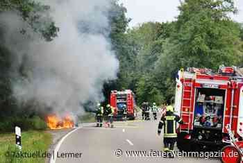 Porsche-Oldtimer geht in Flammen auf