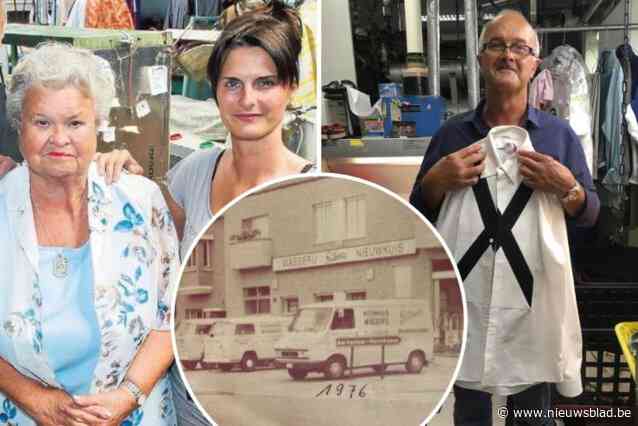 Wasserij Gilberte in Kontich snijdt 75-jarige verjaardagstaart aan: “Ik heb nog het hemd van Bono en de broek van Barry White gestreken”