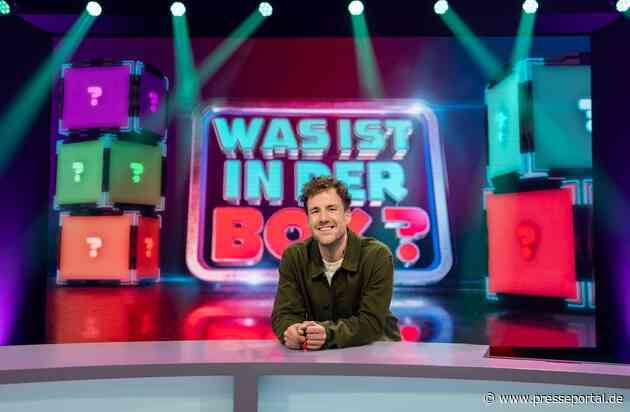 Knobeln. Lachen. Lösen. Luke Mockridge lässt ab Donnerstag, 12. September, in SAT.1 Comedians rätseln: "Was ist in der Box?"