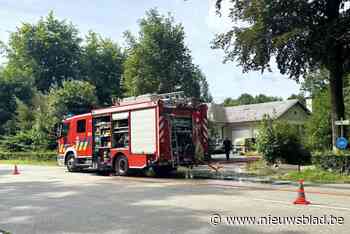 Tuinhuis vat vuur: geen gewonden