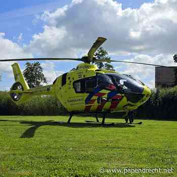 Traumahelikopter landt op Molenveld voor medische noodsituatie