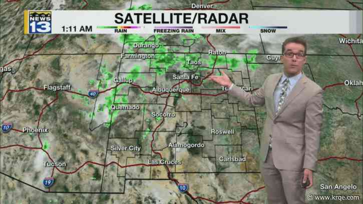Record heat for parts of New Mexico before stormier weather