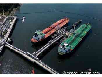 Number of oil tankers entering Vancouver harbour jumps from two to 20 a month