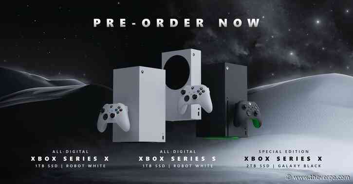 Microsoft’s white Xbox Series X and 2TB special edition model launching in October