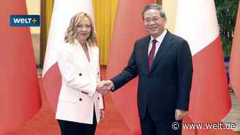 Mit dem großen China-Pakt will Meloni Italiens Autoindustrie wiederbeleben