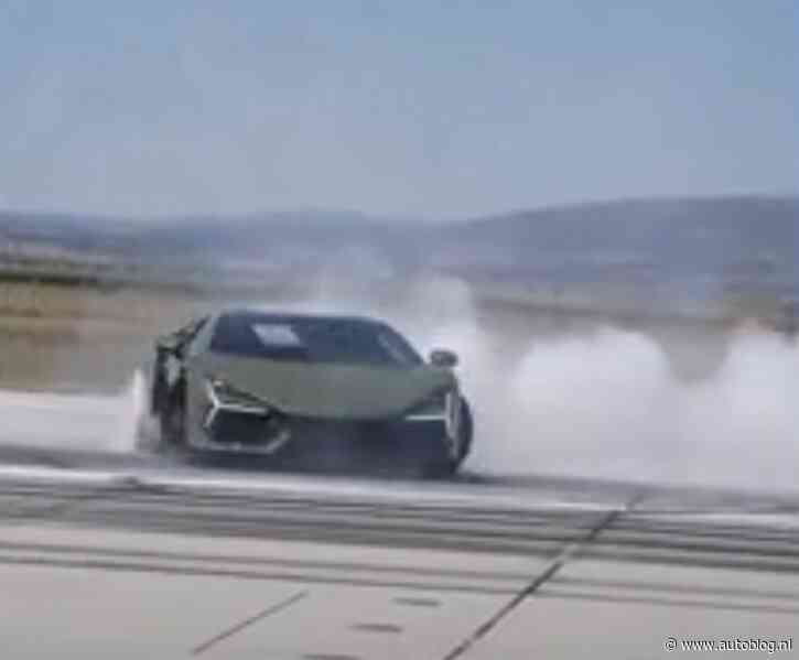 5-jarige rijdt 312 kilometer per uur in Lamborghini Revuelto
