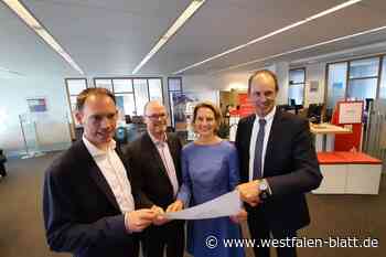 Moderne Filiale und acht Wohnungen