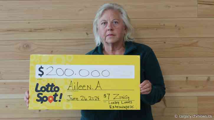 Cochrane woman wins $200K while at work: 'Sat at my desk in shock'