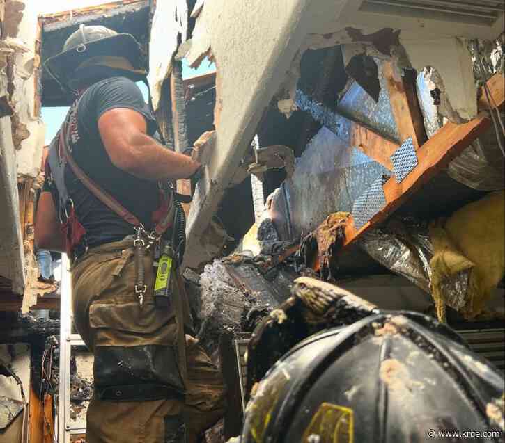AFR responds to housefire in northwest Albuquerque on Tuesday