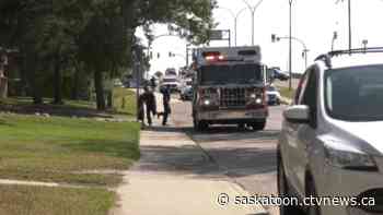 Saskatoon man hospitalized after being hit by vehicle