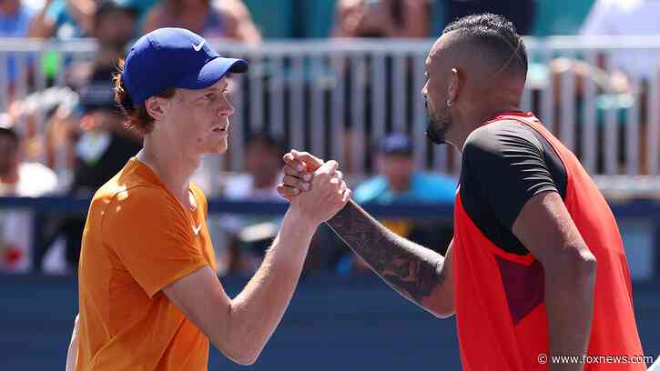 Nick Kyrgios says it's 'ridiculous' world No. 1 Jannik Sinner wasn't suspended for banned substance