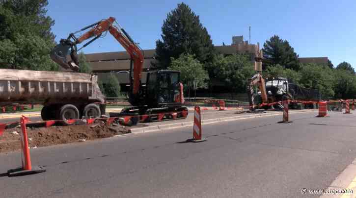 UNM adding back-in parking spaces along Campus Blvd.