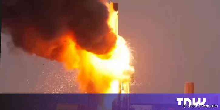Watch: rocket explodes during test for UK’s first vertical launch